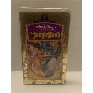 DISNEY THE JUNGLE BOOK 30TH ANNIVERSARY LIMITED EDITION VHS MOVIE SC5